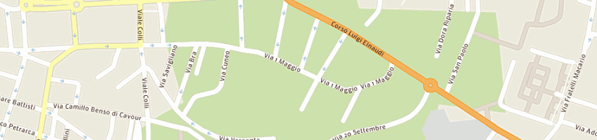 Mappa della impresa augusto bellinvia srl a RIVOLI