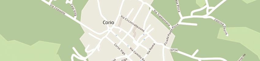 Mappa della impresa ruo bernucchio gianfranco e c sas a CORIO