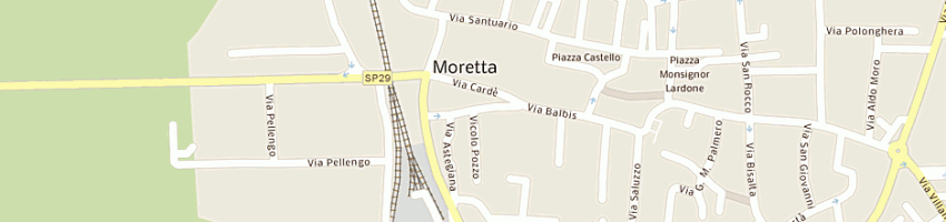 Mappa della impresa caref di giaccardi piero e c (snc) a MORETTA