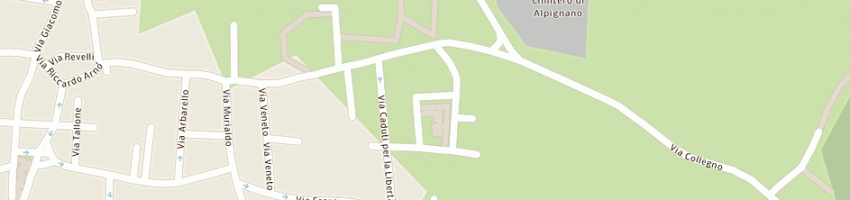 Mappa della impresa garden duemila di gallo andrea a ALPIGNANO