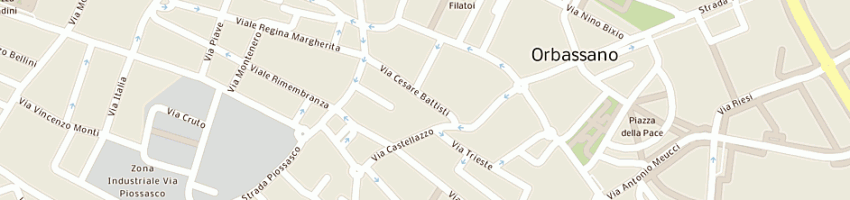 Mappa della impresa la eliografica di destefanis gianluca a ORBASSANO