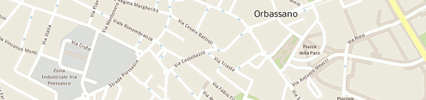 Mappa della impresa cisl confederazione italiana sindacati lavoratori a ORBASSANO