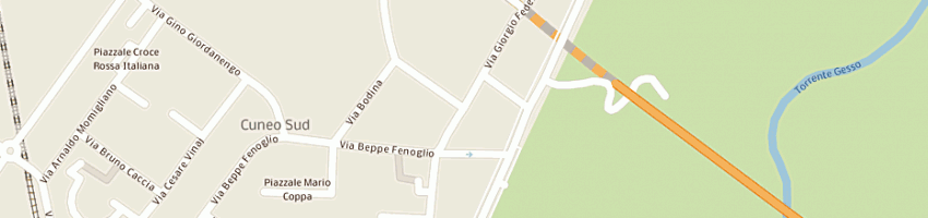 Mappa della impresa pacini di bertero bruna citino ugo e c snc a CUNEO