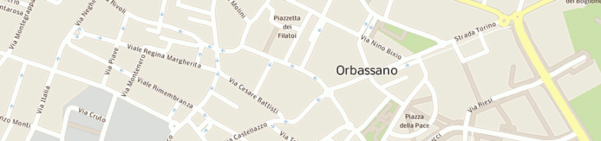 Mappa della impresa abi-casuals di audisio giuliana a ORBASSANO