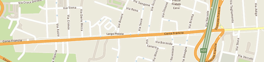 Mappa della impresa cuccu salvatore a TORINO