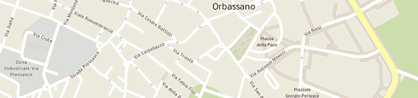 Mappa della impresa flli daniele snc di daniele antonio e c a TORINO