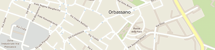 Mappa della impresa davi' fiammetta a ORBASSANO