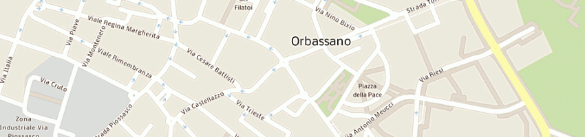 Mappa della impresa marini stefania a ORBASSANO