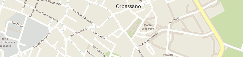 Mappa della impresa comune di orbassano a ORBASSANO