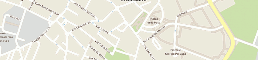 Mappa della impresa ronco assicurazioni sas di ronco ernesto e c a ORBASSANO