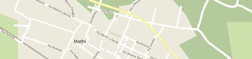 Mappa della impresa cirie' carni (snc) a MATHI