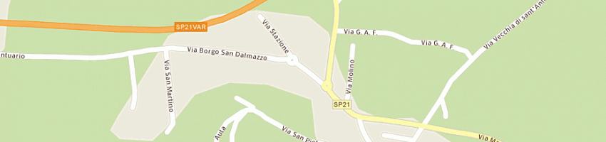 Mappa della impresa peano e de filippi srl a BOVES