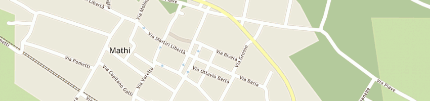 Mappa della impresa poste italiane a MATHI