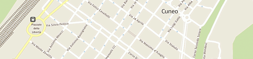 Mappa della impresa lingerie charlotte a CUNEO