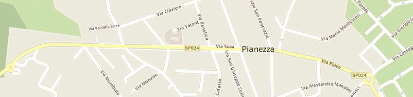 Mappa della impresa diapason - di bergamini aldo e bruno snc a PIANEZZA