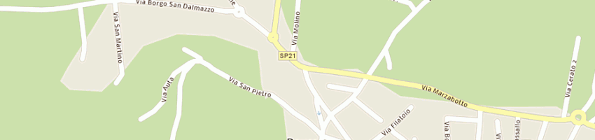Mappa della impresa giroldo bruno a BOVES