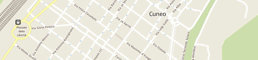 Mappa della impresa bar corso di basso pietro e c (snc) a CUNEO