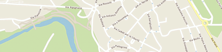 Mappa della impresa modamania di guagliardo giuseppina a PIANEZZA