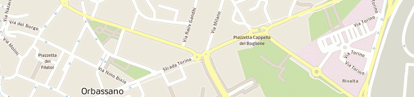 Mappa della impresa cbrbenozzi snc di benozzi giovanni e c a ORBASSANO
