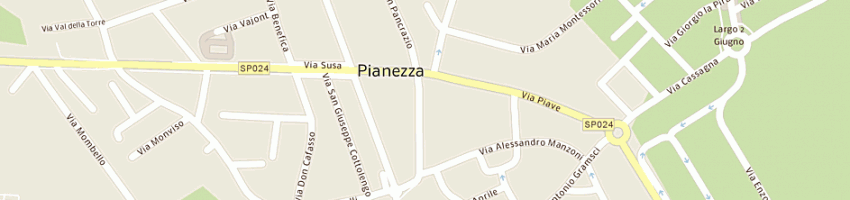 Mappa della impresa gariglio giancarlo a PIANEZZA