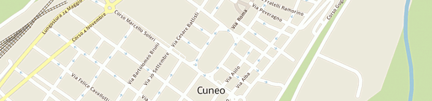 Mappa della impresa scuola media statale unificata a CUNEO