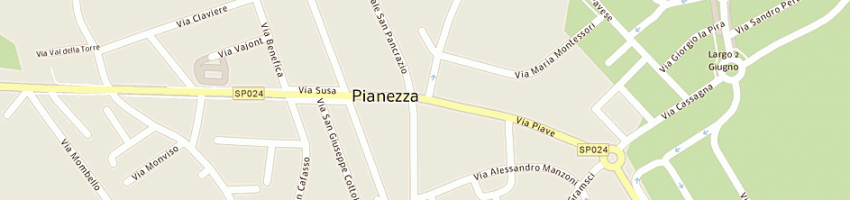 Mappa della impresa unione sportiva pianezza a PIANEZZA
