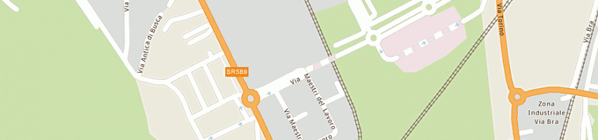 Mappa della impresa ab impianti di occelli fabrizio e c sas a CUNEO