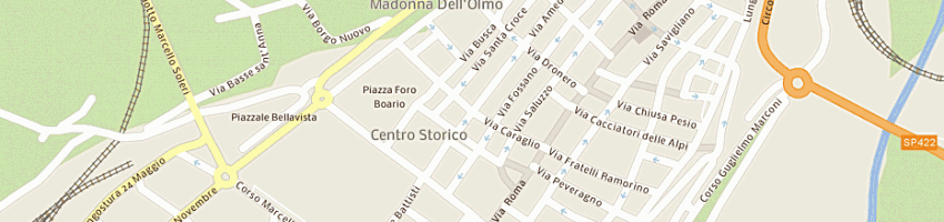 Mappa della impresa accumulatori gidi srl a CUNEO