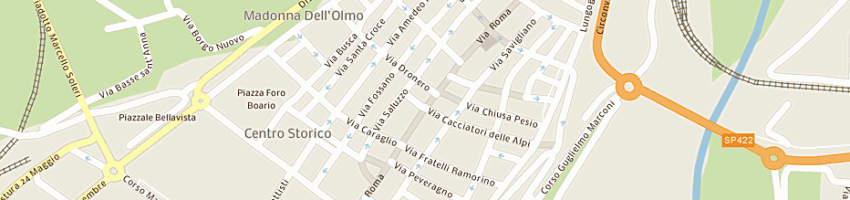 Mappa della impresa bertone piero a CUNEO