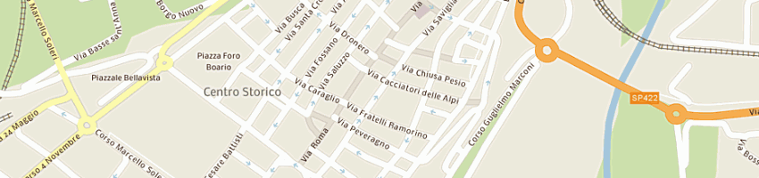 Mappa della impresa fantino costruzioni (spa) a CUNEO
