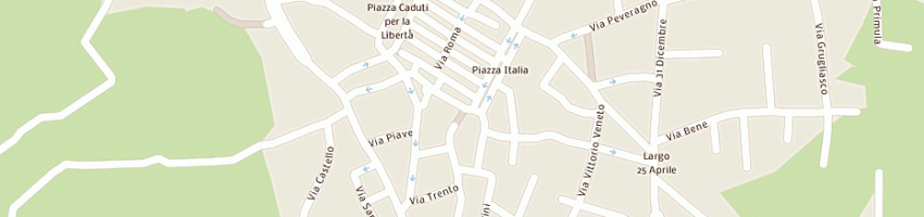 Mappa della impresa il fornaio di bonelli elide e bruno giuseppe snc a BOVES