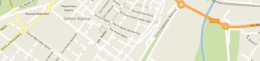 Mappa della impresa scuole pubbliche istituti tecnici statale per geometri e periti agrari vvirginio a CUNEO
