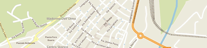 Mappa della impresa caffe' bruno di aimar roberto e c sas a CUNEO