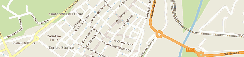 Mappa della impresa ristorante ligure a CUNEO