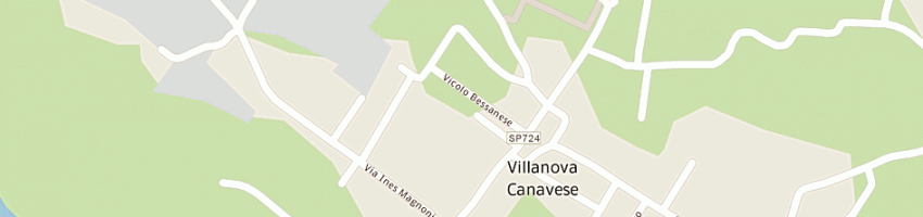 Mappa della impresa fornelli tasi canta angelo a VILLANOVA CANAVESE