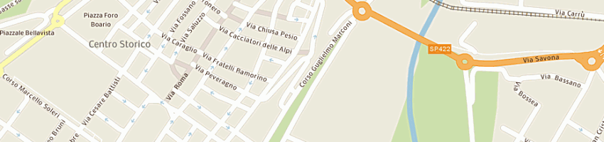 Mappa della impresa prima di piccardi modesto e c sas a CUNEO