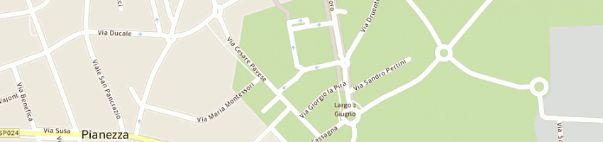 Mappa della impresa rovey fulvio azienda agricola a PIANEZZA