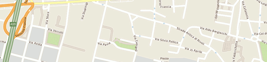 Mappa della impresa c engineering srl a RIVOLI