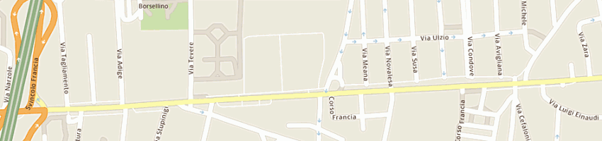 Mappa della impresa wings information and communication technologies srl a RIVOLI