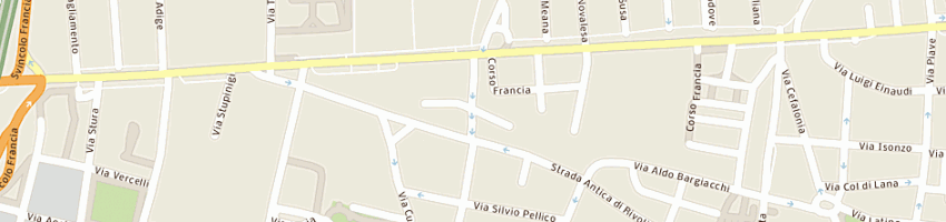Mappa della impresa darchino fratelli a RIVOLI
