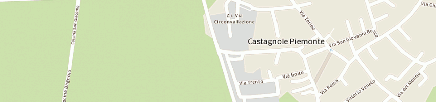 Mappa della impresa micra snc a CASTAGNOLE PIEMONTE
