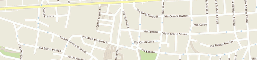 Mappa della impresa duegi di geom de matteo giuseppe e c sas a COLLEGNO