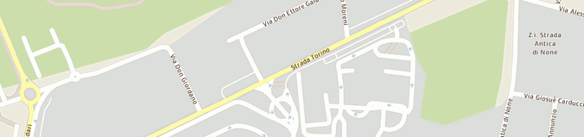 Mappa della impresa abex italia srl a ORBASSANO