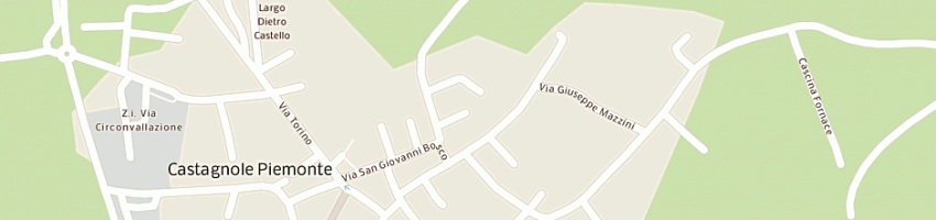 Mappa della impresa new light srl a CASTAGNOLE PIEMONTE