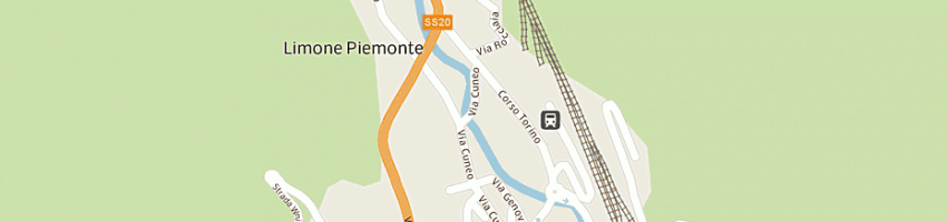 Mappa della impresa studio canavese di bovetti gianluigi e c snc a LIMONE PIEMONTE