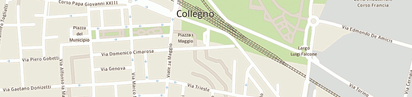 Mappa della impresa l'isola che non c'e di zappaterra sara a COLLEGNO