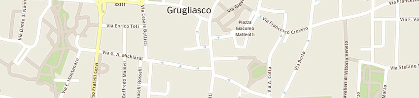 Mappa della impresa triglifo snc di di gioia pia e c a GRUGLIASCO