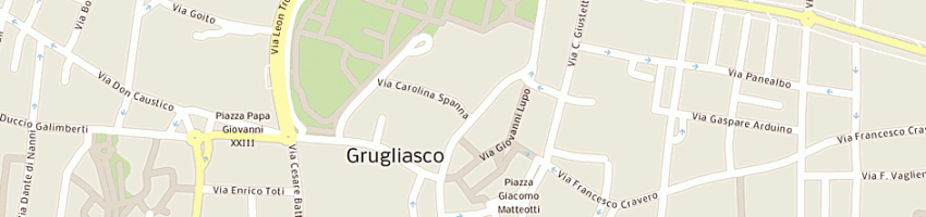 Mappa della impresa bar rick's cafe' a GRUGLIASCO