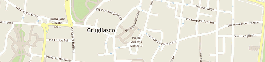 Mappa della impresa onoranze funebri grugliasco di maistrello sabrina a GRUGLIASCO