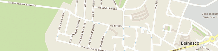 Mappa della impresa the bakery srl panificio pasticceria a BEINASCO